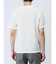 タックストライプ フェイクVネック半袖Tシャツ