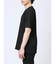 タックストライプ フェイクVネック半袖Tシャツ