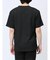 タックストライプ フェイクVネック半袖Tシャツ