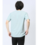 タックストライプ フェイクVネック半袖Tシャツ