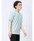 タックストライプ フェイクVネック半袖Tシャツ