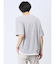 梨地 レイヤード風 クルーネック半袖Tシャツ