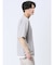 梨地 レイヤード風 クルーネック半袖Tシャツ
