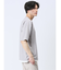 梨地 レイヤード風 クルーネック半袖Tシャツ
