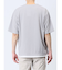 梨地 レイヤード風 クルーネック半袖Tシャツ