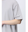梨地 レイヤード風 クルーネック半袖Tシャツ