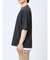 梨地 レイヤード風 クルーネック半袖Tシャツ