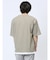 梨地 レイヤード風 クルーネック半袖Tシャツ