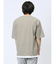 梨地 レイヤード風 クルーネック半袖Tシャツ