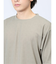 梨地 レイヤード風 クルーネック半袖Tシャツ