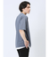 梨地 レイヤード風 クルーネック半袖Tシャツ