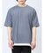 梨地 レイヤード風 クルーネック半袖Tシャツ
