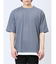 梨地 レイヤード風 クルーネック半袖Tシャツ