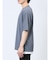 梨地 レイヤード風 クルーネック半袖Tシャツ