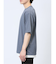梨地 レイヤード風 クルーネック半袖Tシャツ