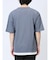 梨地 レイヤード風 クルーネック半袖Tシャツ