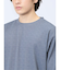 梨地 レイヤード風 クルーネック半袖Tシャツ