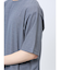 梨地 レイヤード風 クルーネック半袖Tシャツ