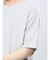 リップル レイヤード風 クルーネック半袖Tシャツ