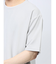 リップル レイヤード風 クルーネック半袖Tシャツ
