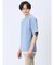 リップル レイヤード風 クルーネック半袖Tシャツ