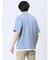 リップル レイヤード風 クルーネック半袖Tシャツ