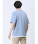 リップル レイヤード風 クルーネック半袖Tシャツ