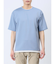リップル レイヤード風 クルーネック半袖Tシャツ