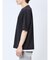 リップル レイヤード風 クルーネック半袖Tシャツ