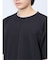 リップル レイヤード風 クルーネック半袖Tシャツ