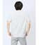 メッシュ 転写プリントフェイクVネック半袖Tシャツ