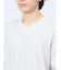 メッシュ 転写プリントフェイクVネック半袖Tシャツ