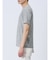 メッシュ 転写プリントフェイクVネック半袖Tシャツ
