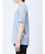 メッシュ 転写プリントフェイクVネック半袖Tシャツ
