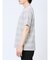 ポップコーンボーダー フェイククルーネック半袖Tシャツ