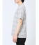 ポップコーンボーダー フェイククルーネック半袖Tシャツ