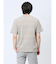 ポップコーンボーダー フェイククルーネック半袖Tシャツ