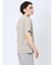 ポップコーンボーダー フェイククルーネック半袖Tシャツ