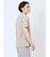 ポップコーンボーダー フェイククルーネック半袖Tシャツ