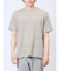 ポップコーンボーダー フェイククルーネック半袖Tシャツ