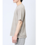 ポップコーンボーダー フェイククルーネック半袖Tシャツ