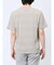 ポップコーンボーダー フェイククルーネック半袖Tシャツ