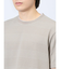 ポップコーンボーダー フェイククルーネック半袖Tシャツ