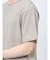 ポップコーンボーダー フェイククルーネック半袖Tシャツ