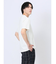 ジャガードヘリンボン フェイクVネック半袖Tシャツ