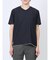 ジャガードヘリンボン フェイクVネック半袖Tシャツ