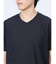 ジャガードヘリンボン フェイクVネック半袖Tシャツ