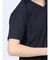 ジャガードヘリンボン フェイクVネック半袖Tシャツ