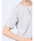 メランジジャージー フェイクキーネック半袖Tシャツ