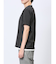 メランジジャージー フェイクキーネック半袖Tシャツ